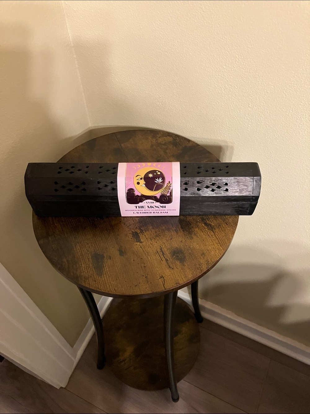 The Moon Scented Incense Holder Box - Black